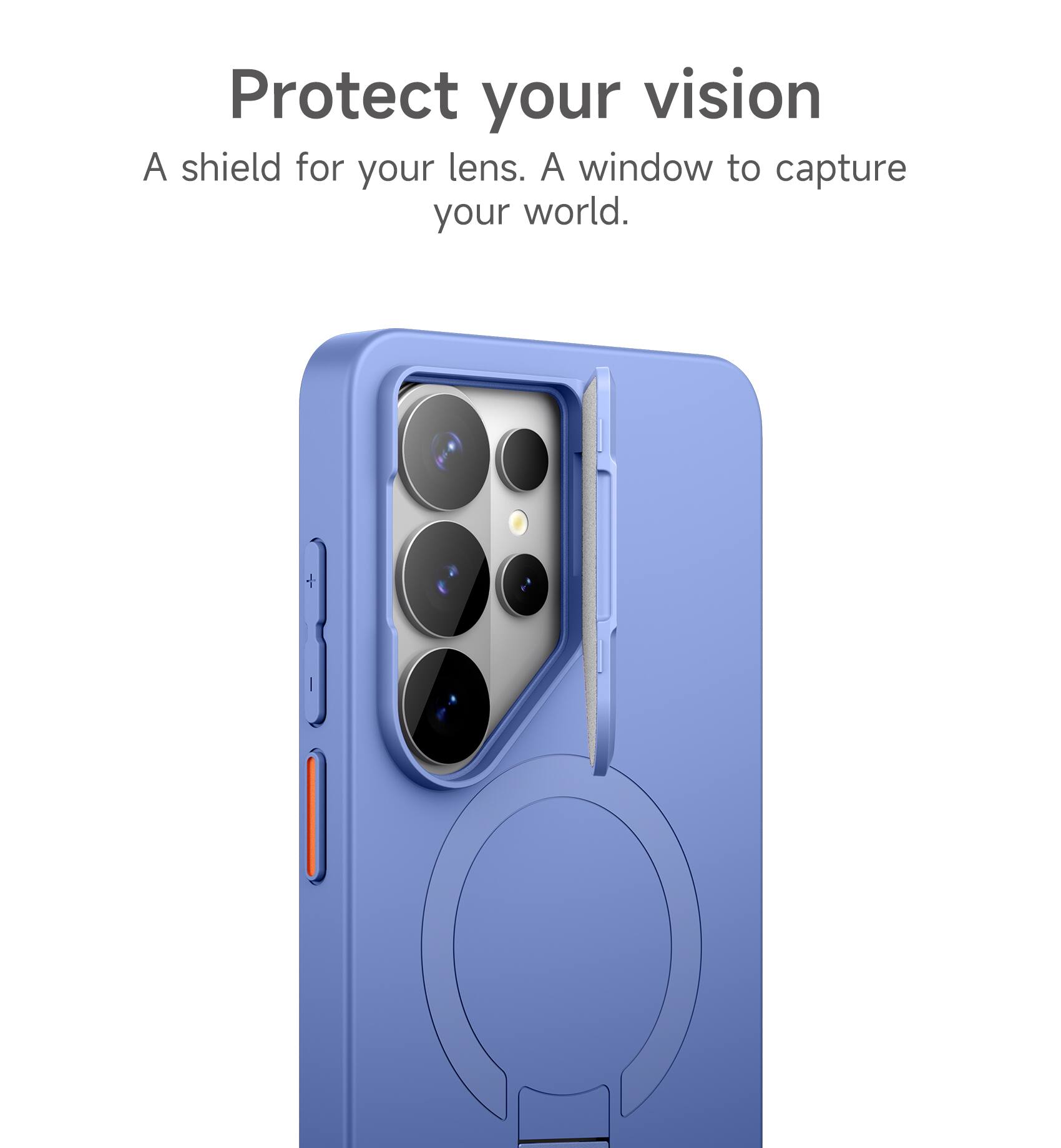 Protect your vision  
A shield for your lens. A window to capture your world.