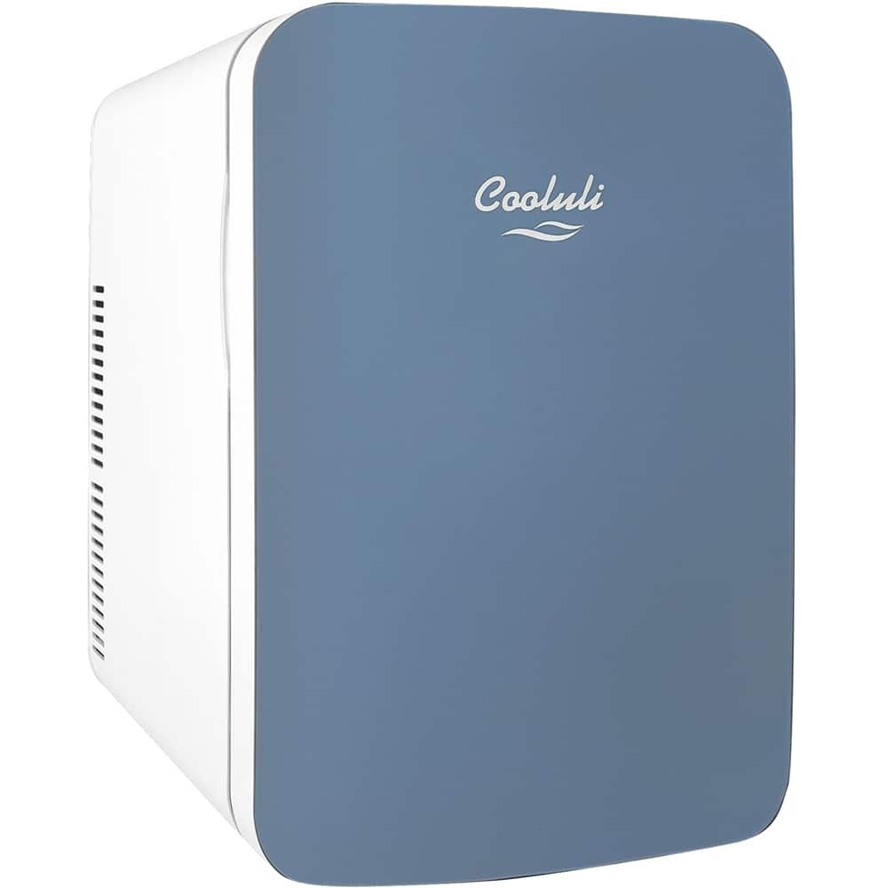 Front. Cooluli - Infinity 0.5 Cu. Ft. Mini Fridge - Blue.