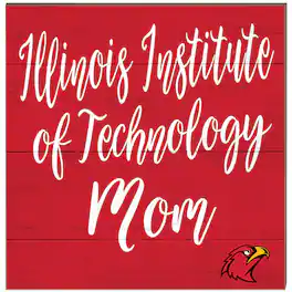 Jardine - Illinois Tech Scarlet Hawks 10'' x 10'' Mom Plaque - Red