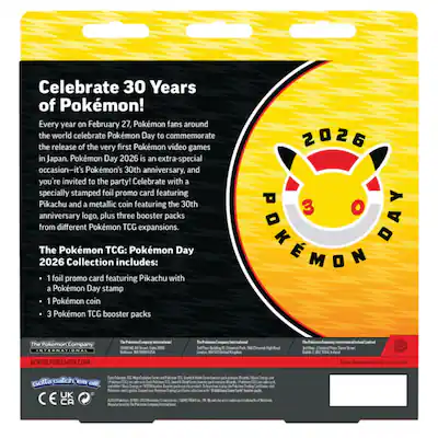 Pokmon Pokemon TCG: Pokemon Day 2026 Collections (2 Pack) - Best Buy Pokmon Pokemon TCG: Pokemon Day 2026 Collections (2 Pack) - Best Buy