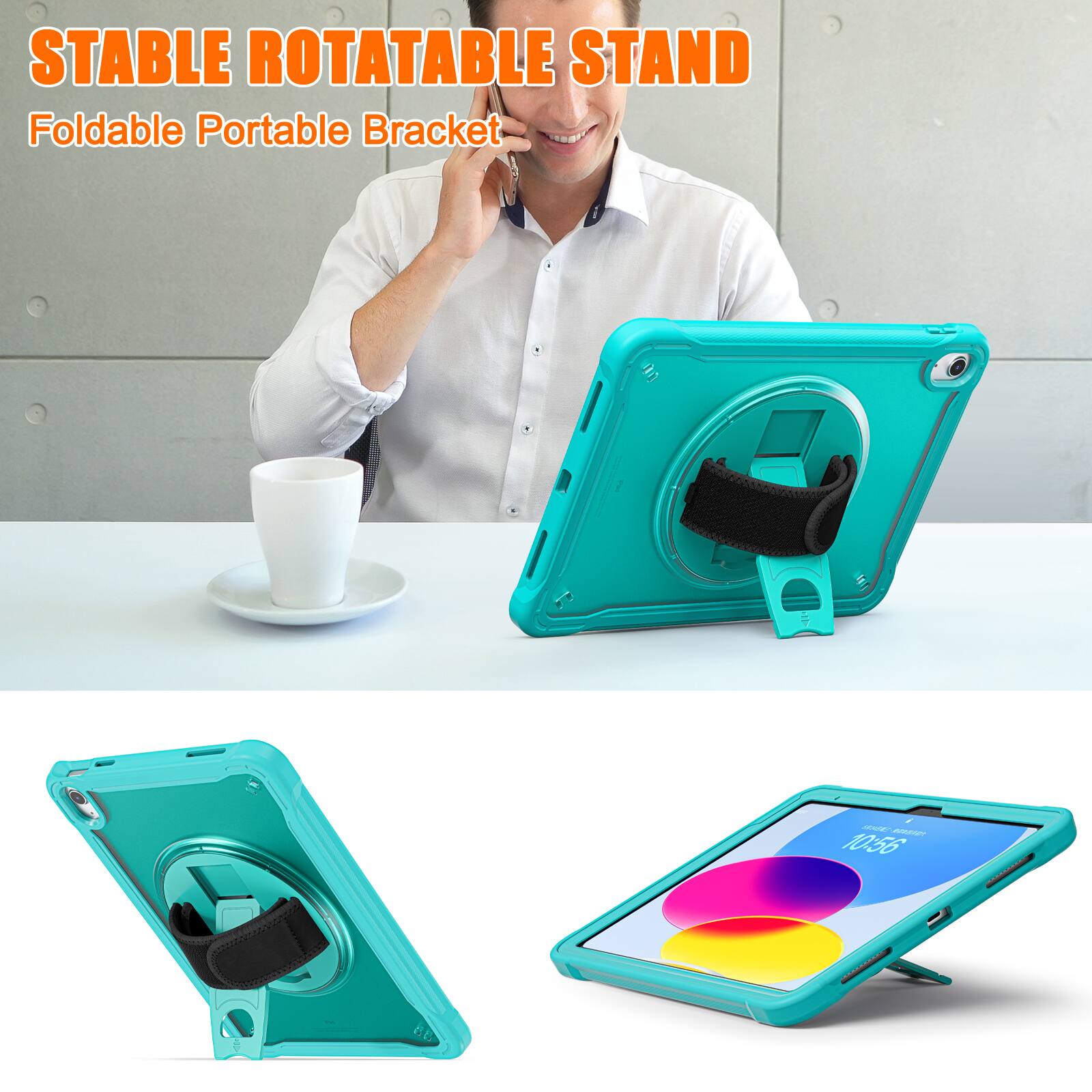 STABLE ROTATABLE STAND  
Foldable Portable Bracket