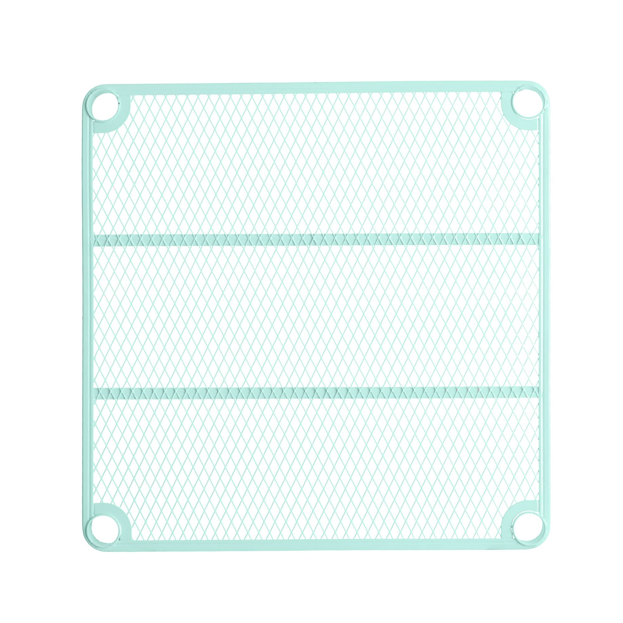 Alt View 4. Design Ideas - Design Ideas MeshWorks 5 Tier Tower Metal Storage Shelving Unit Rack, Sage Green - Sage Green.