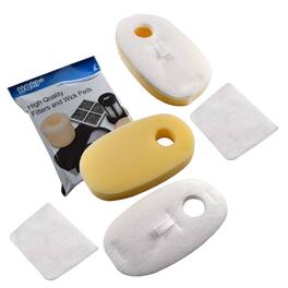 HQRP - 2-Pack Foam and Felt Filter Kit for Shark Rocket DuoClean HV380 Series Vacuums, Replaces XFFH380 XPSTFH380