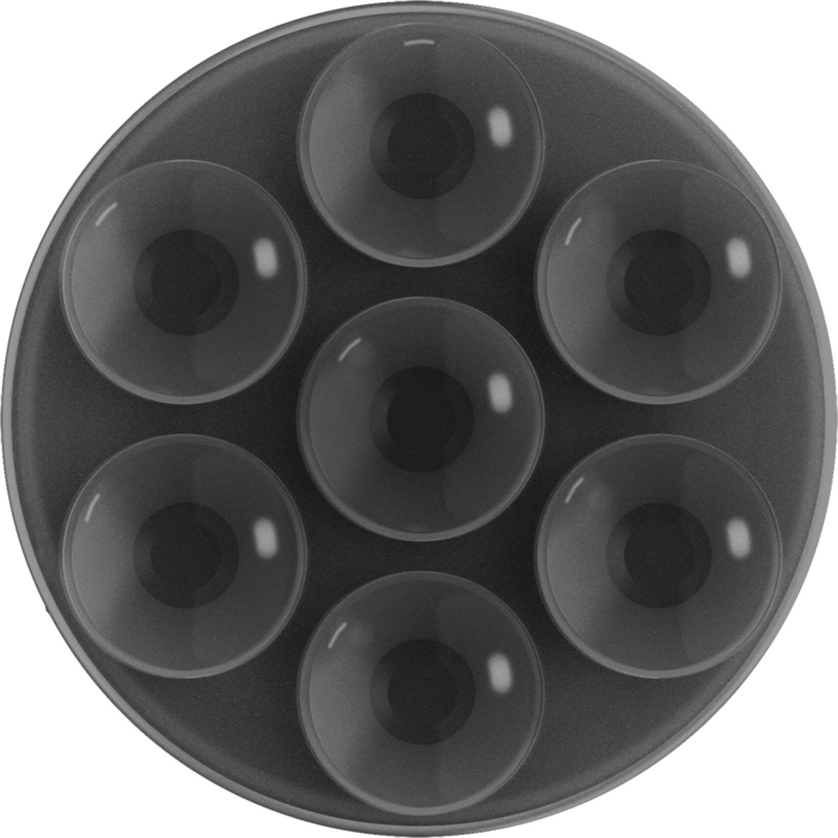 Alt View 1. PopSockets - MagSafe Suck-Up Universal Magnetic Suction Grip & Mount with Adapter Ring for Cell Phones - Black.