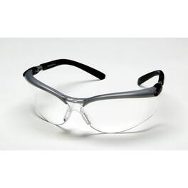 3M - BX Anti-Fog Safety Glasses Clear Lens Black/Silver Frame 1 pc - Black | Silver