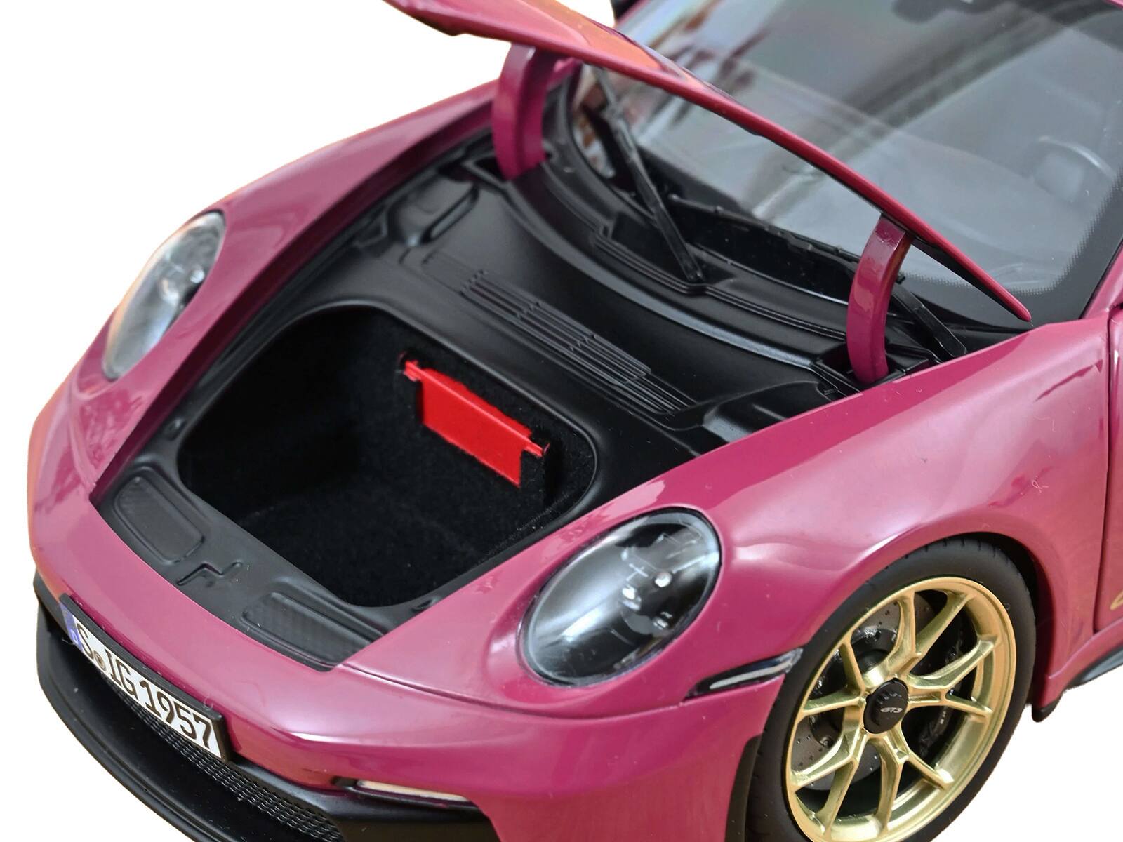 Alt View 2. Norev - 2021 Porsche 911 GT3 Ruby Star Neo 1/18 Diecast Model Car by Norev.