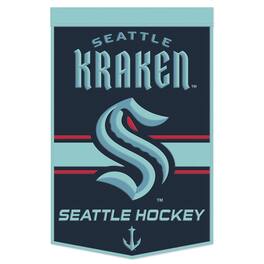 WinCraft - Seattle Kraken 24" x 38" Primary Logo Banner - Multicolor