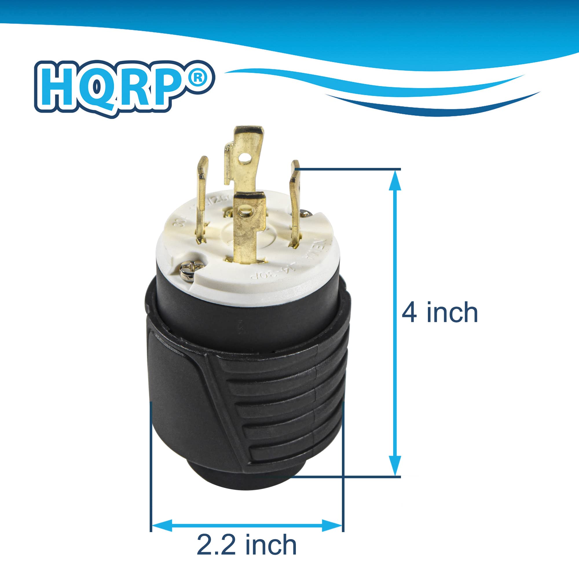 HQRP 4 inch 2.2 inch