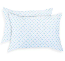 Bibb Home - Cooling Memory Foam Pillow with Removable Cover - Standard