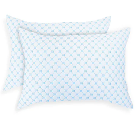Front. Bibb Home - Bibb Home Cooling Memory Foam Pillow with Removable Cover - Standard.