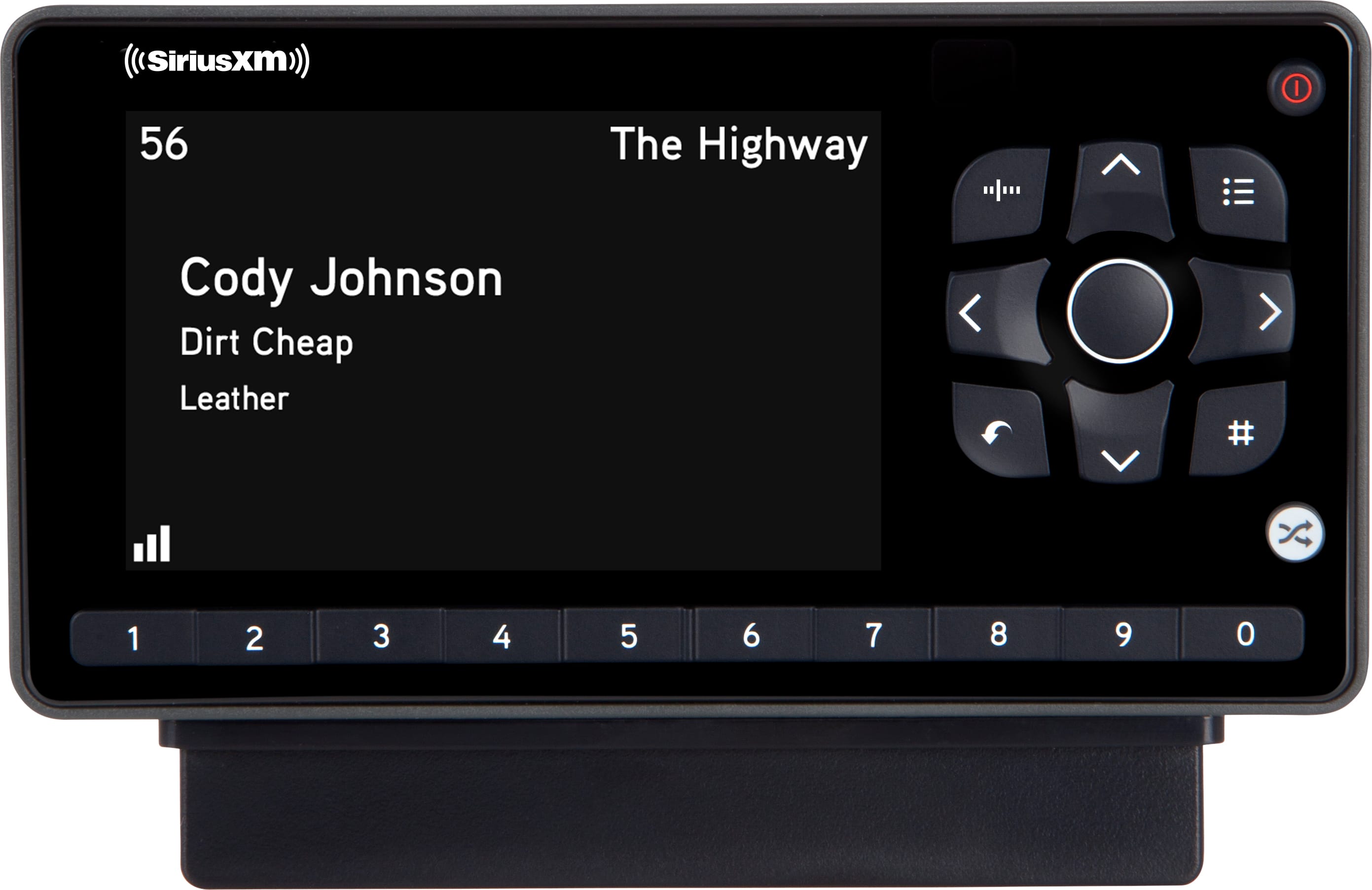 SiriusXM 56 The Highway I Cody Johnson Dirt Cheap Leather # 1 2 3 4 5 6 7 8 9 0