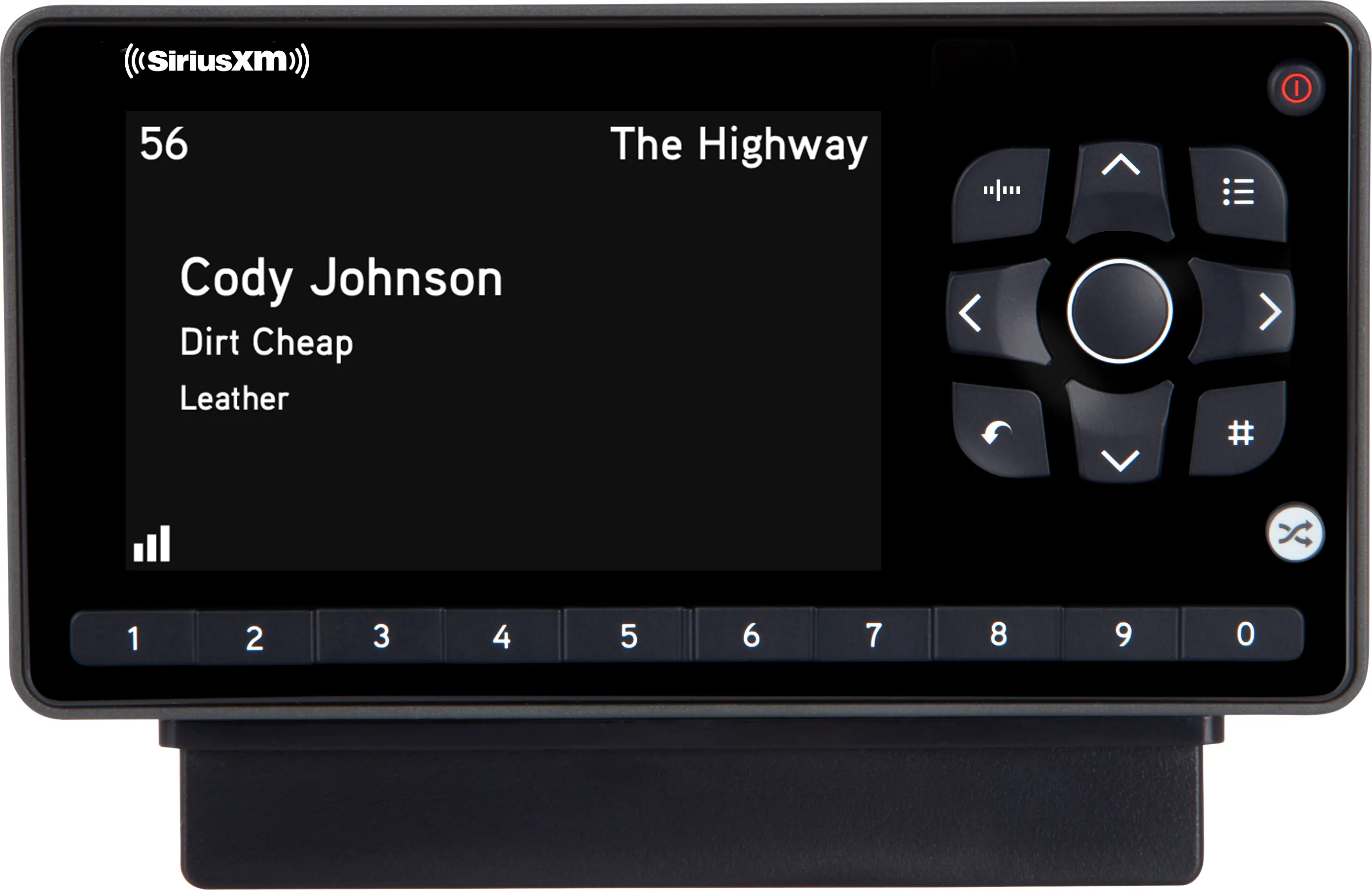 SiriusXM 56 The Highway I Cody Johnson Dirt Cheap Leather # 1 2 3 4 5 6 7 8 9 0