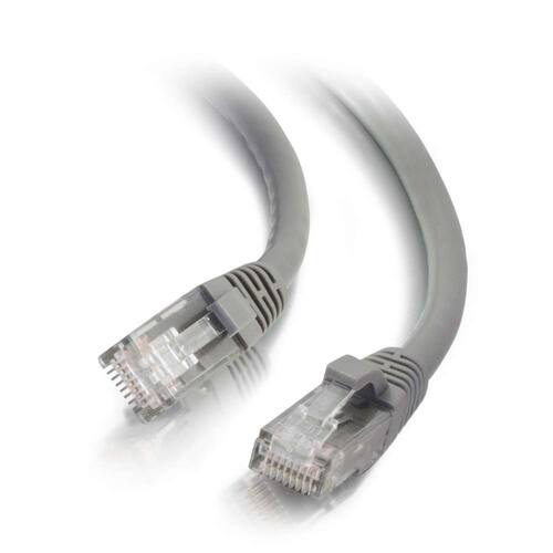 Front. C2G - 757120271352 25-feet CAT6 Ethernet Network Patch Cable - Gray - Snagless - Unshielded (UTP) - RJ-45 Male to RJ-45 Male - Gray.