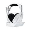 Front. Logitech - Astro A50 X LIGHTSPEED Wireless w/ PLAYSYNC Over-the-Ear Gaming Headset + Base Station for Xbox Series X|S, PS5, PC/MAC - White.