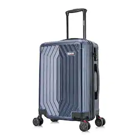 DUKAP - STRATOS lightweight hardside Spinner Luggage 20" carry-on - Blue