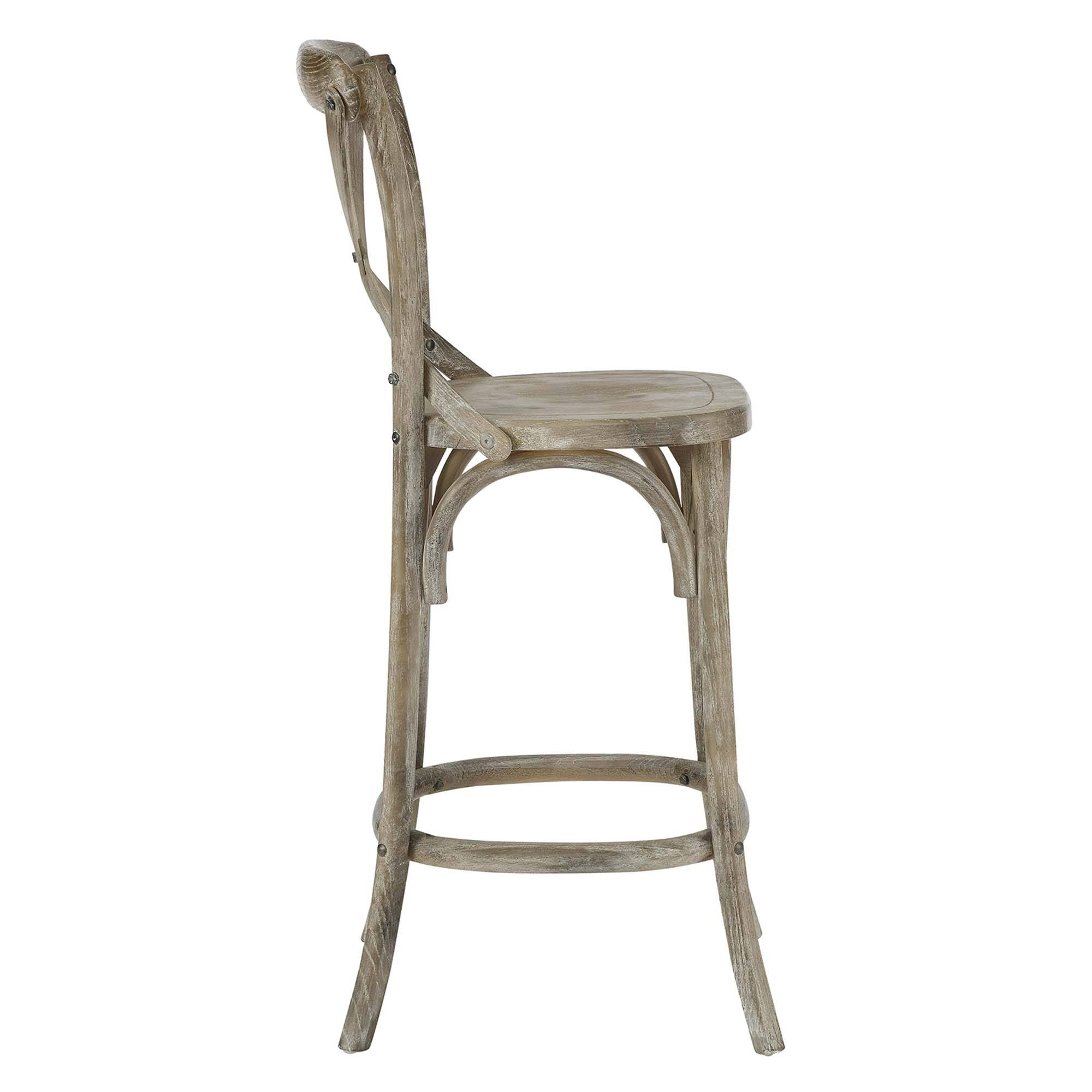 Back. Modway - Gear Counter Stool by Modway - Gray.