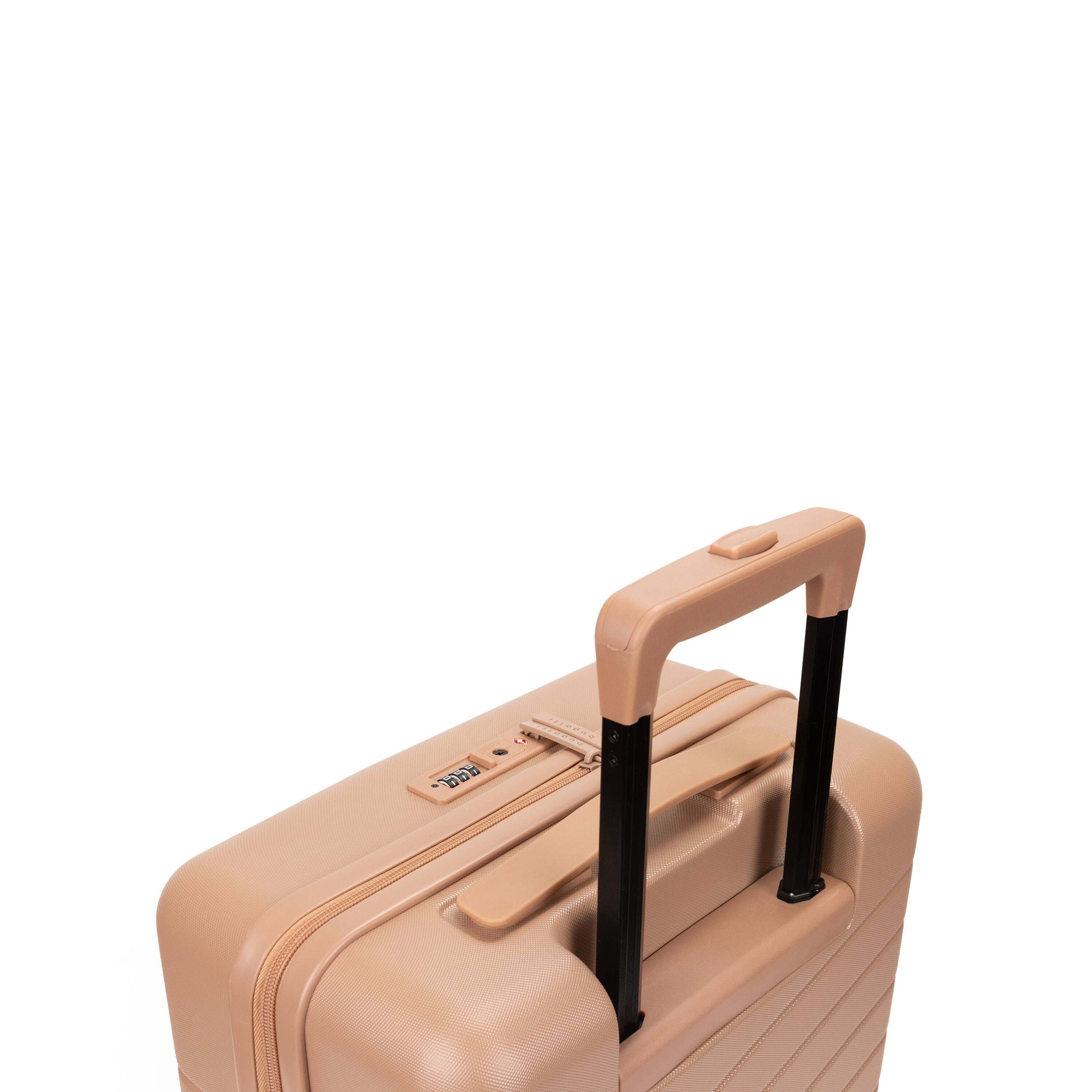 Alt View 7. Bugatti - Bugatti Munich Pro 3 Piece Hardside Luggage Set - MOCHA.