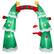 Alt View 16. Costway - 11FT Inflatable Christmas Tree Arch Party Decoration with Santa Claus LED Lights - Multicolor.