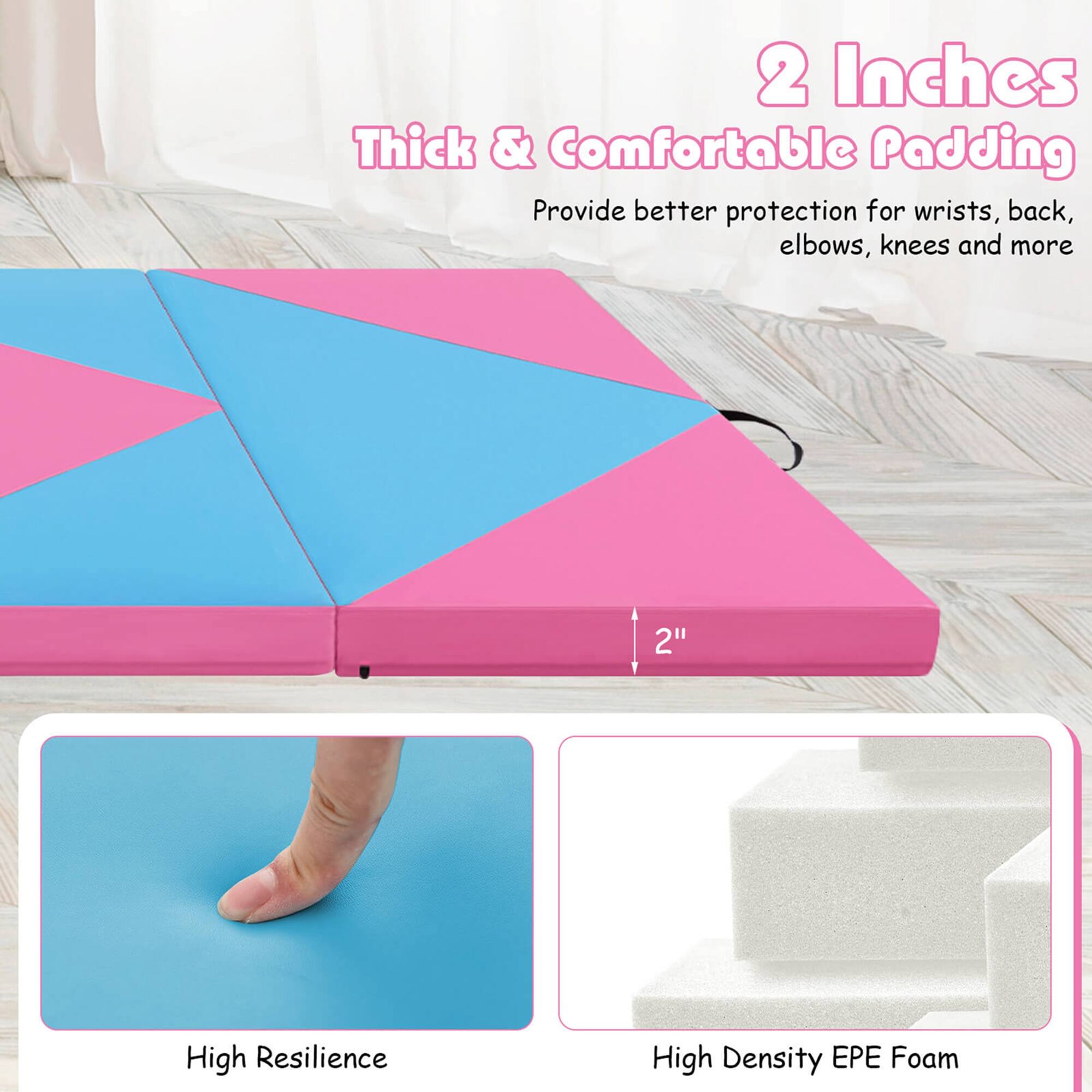 2 Inches Thick & Comfortable Padding  
Provide better protection for wrists, back, elbows, knees and more  

2" High Resilience High Density EPE Foam  

High Resilience  
High Density EPE Foam