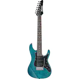 Ibanez - AZ Premium Series AZ447P1QM 7-String Electric Guitar, Cosmic Blue