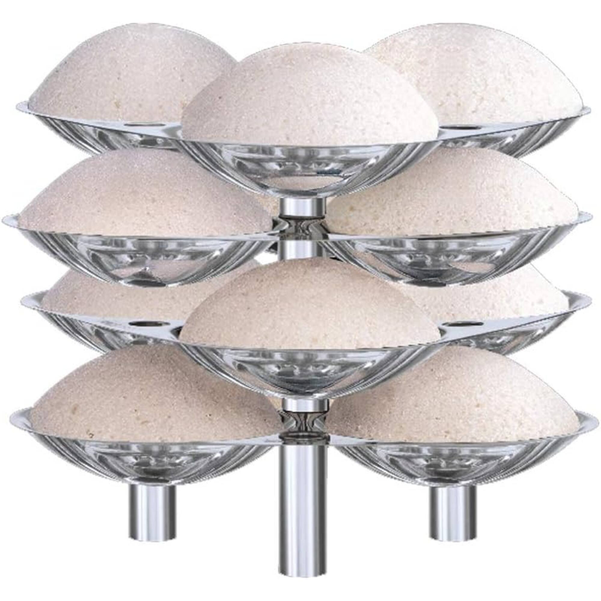 Front. Hawkins - Hawkins ID12L 12 Idlis Stand - Silver - Silver.