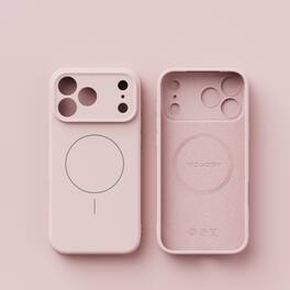 UUCOVER - Magnetic Soft TPU Case for Apple iPhone 17 Pro with Microfiber Lining, Compatible with MagSafe Shockproof Slim Cover - Pink