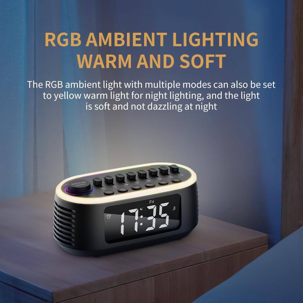 RGB AMBIENT LIGHTING  
WARM AND SOFT  

The RGB ambient light with multiple modes can also be set to yellow warm light for night lighting, and the light is soft and not dazzling at night.