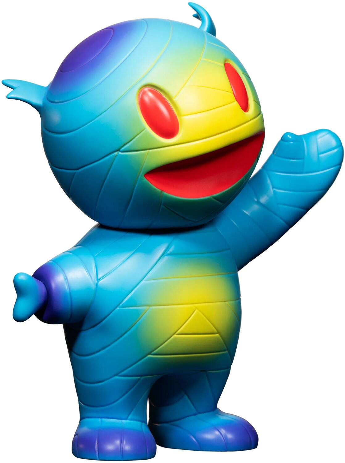 Alt View 2. Super7 - Super7 - Super7 Supersize Vinyl - Mummy Boy (Blue/Yellow)   - Collectibles - Multicolor.