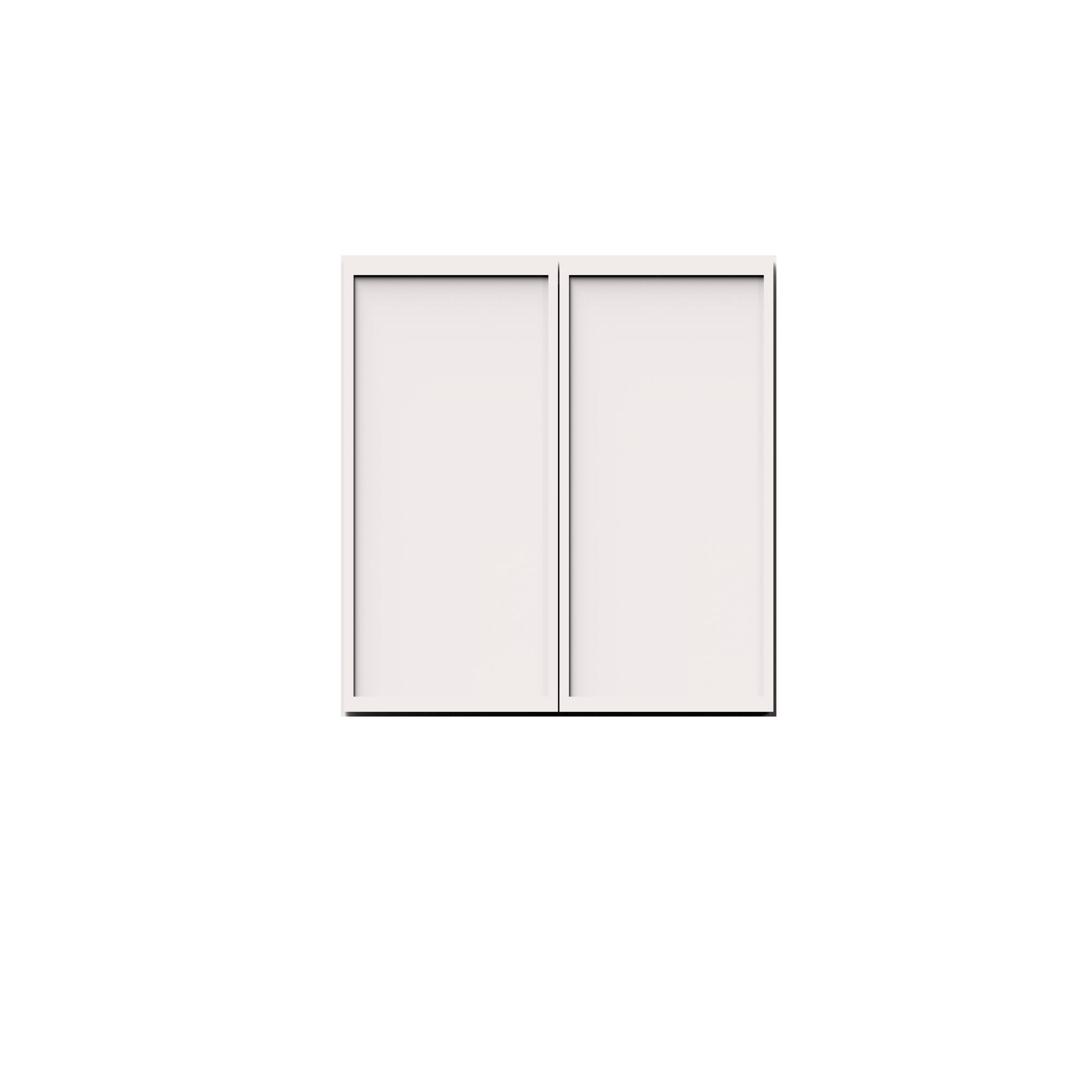 Alt View 1. Boyel Living - 36-in W x 24-in H x 27-in D Slim Shaker RTA Kitchen Deep Wall Cabinet with Soft-Close - Snow White.