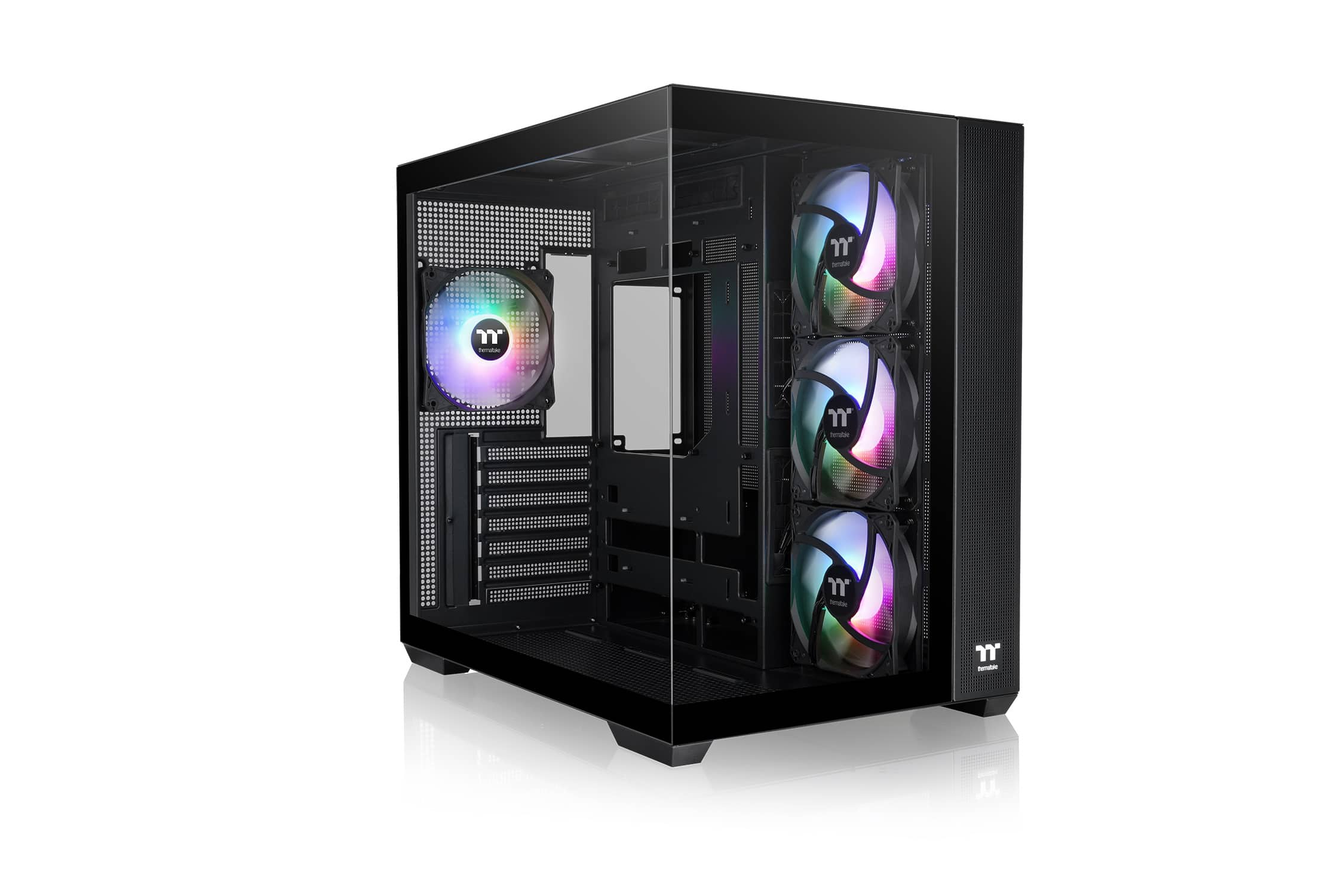 Thermaltake View 380 TG ARGB Mid Tower ATX PC Case Black CA1Z200M1WN