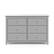Left. Storkcraft - Kenton 6-Drawer Double Dresser - Pebble Gray.