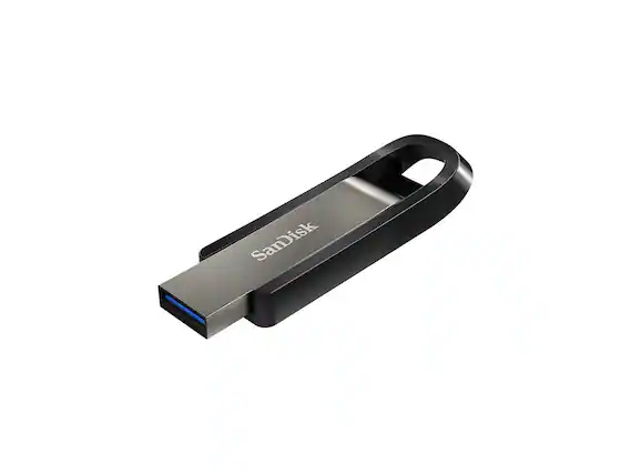 Front. SanDisk - SanDisk 128GB Extreme Go USB 3.2 Type-A Flash Drive, Speed Up to 400MB/s (SDCZ810-128G-G46) - G46.