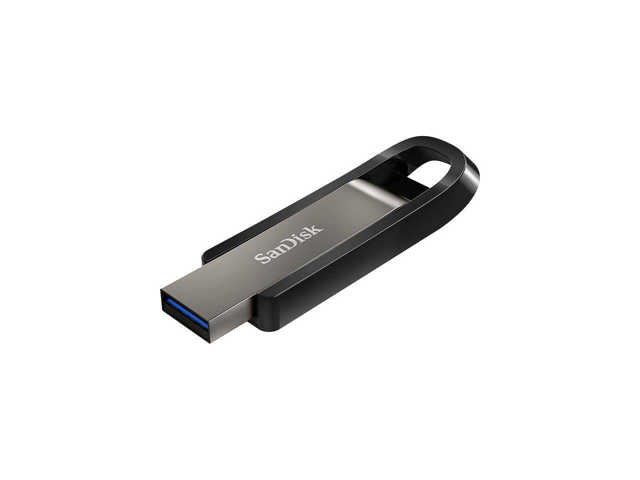 SanDisk - 128GB Extreme Go USB 3.2 Type-A Flash Drive, Speed Up to 400MB/s (SDCZ810-128G - G46