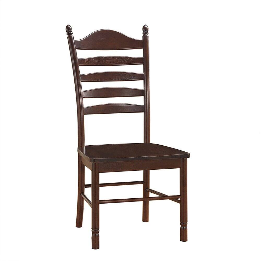 Alt View 3. Carolina Chair & Table - Fairview 42" Pedestal Dining Table with 4 Whitman Dining Chairs - Espresso - Espresso.