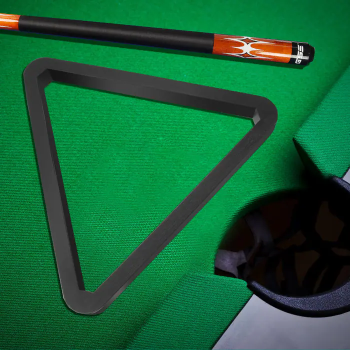 GSE Games & Sports Expert Deluxe Solid Wood 8 Ball Triangle Ball Rack ...