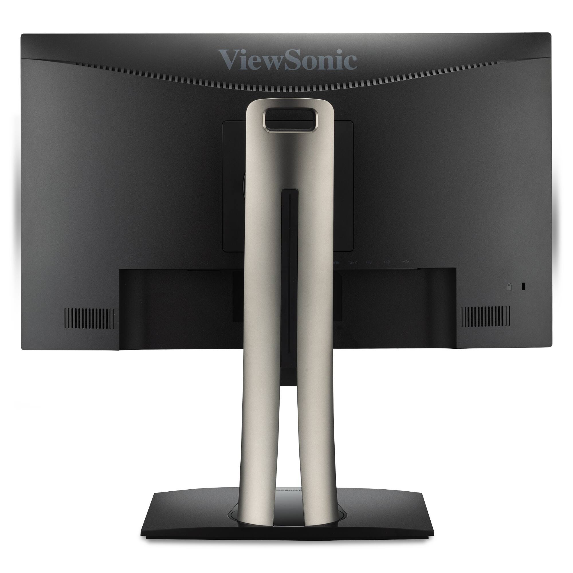 Back. ViewSonic - ColorPro VP2456A 24" IPS FHD Ergonomic Monitor (USB, HDMI, DP, USB-C) - Black.