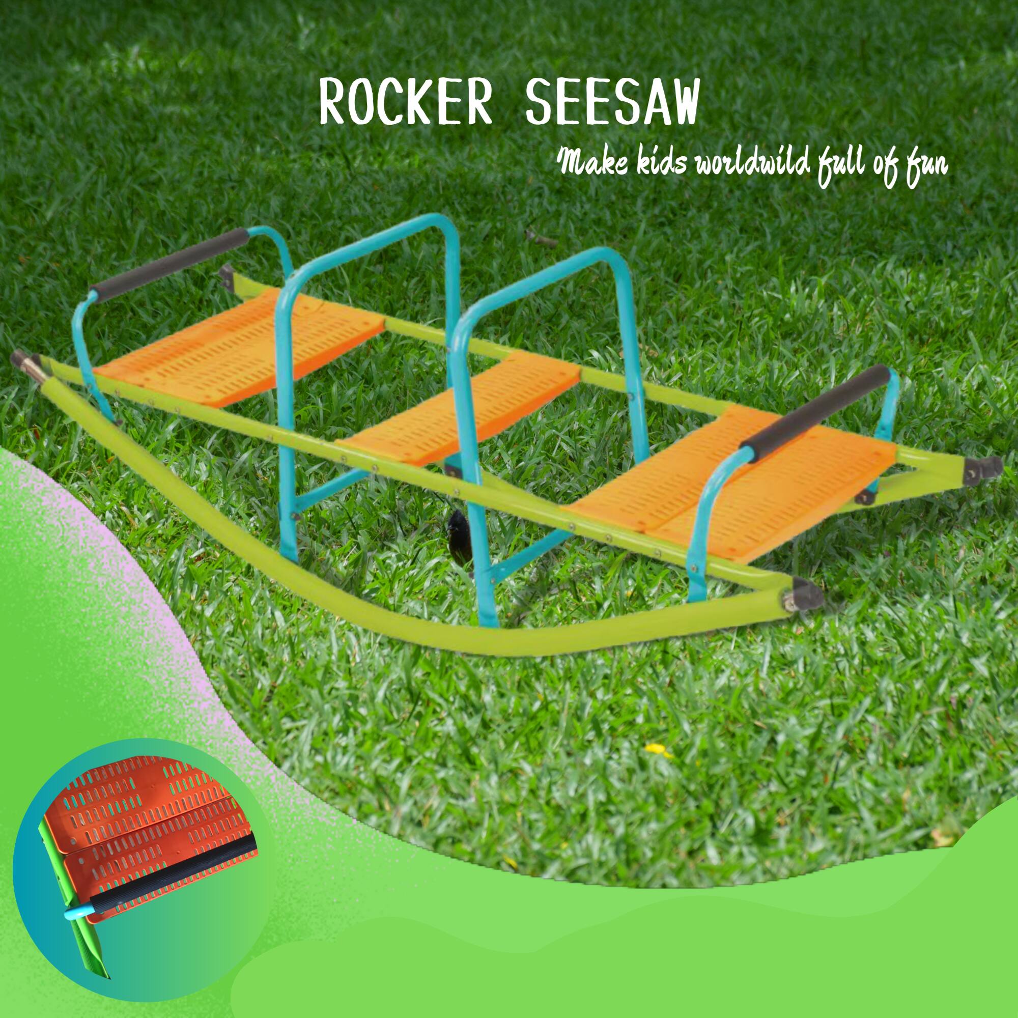 ROCKER SEESAW  
Make kids worldwide full of fun