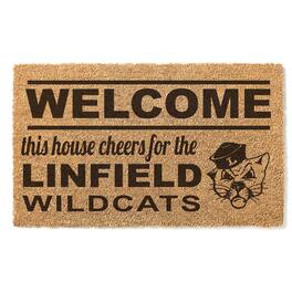 Jardine - Linfield Wildcats 18" x 30" Welcome Doormat - Brown