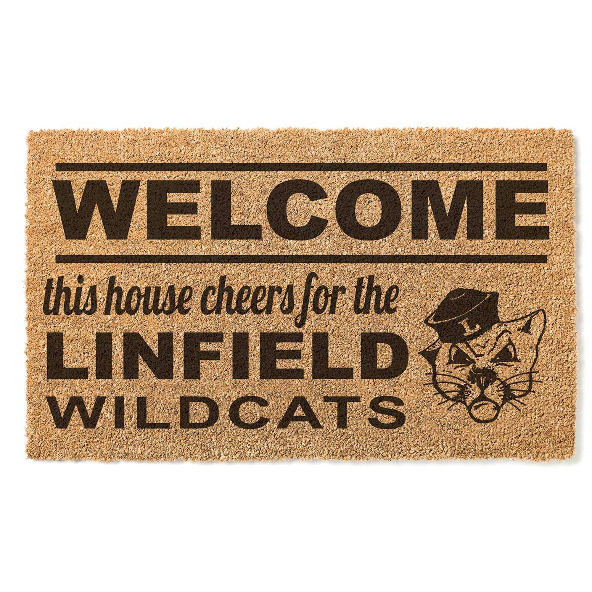 Linfield Wildcats 18" x 30" Welcome Doormat