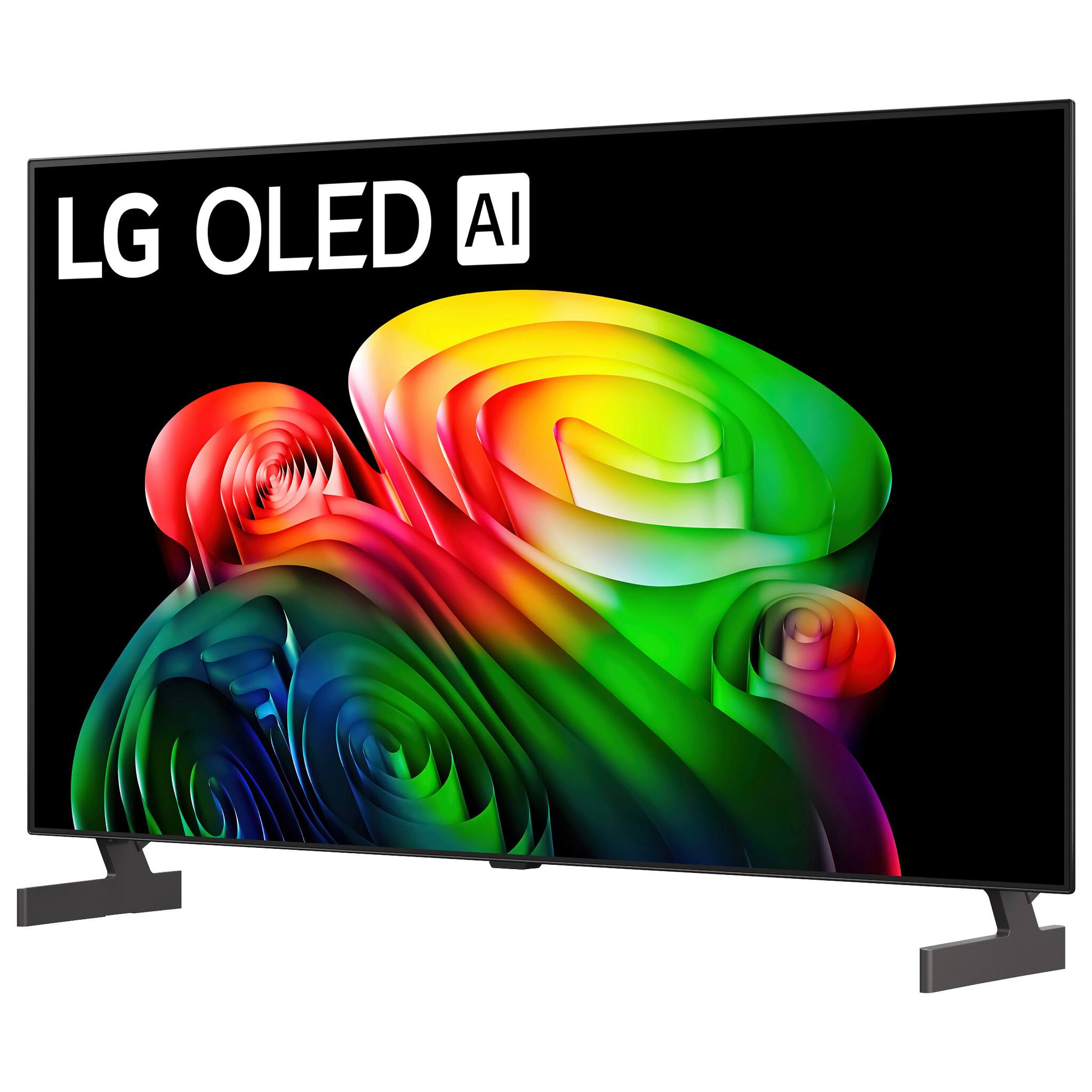 Alt View 21. LG - 48" Class B6 OLED AI 4K Smart webOS TV with Perfect Black, Vivid Color and Magic Remote   (2026).