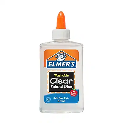 ELMER'S Washable Clear School Glue AP
Safe, Non-Toxic
5 fl Oz