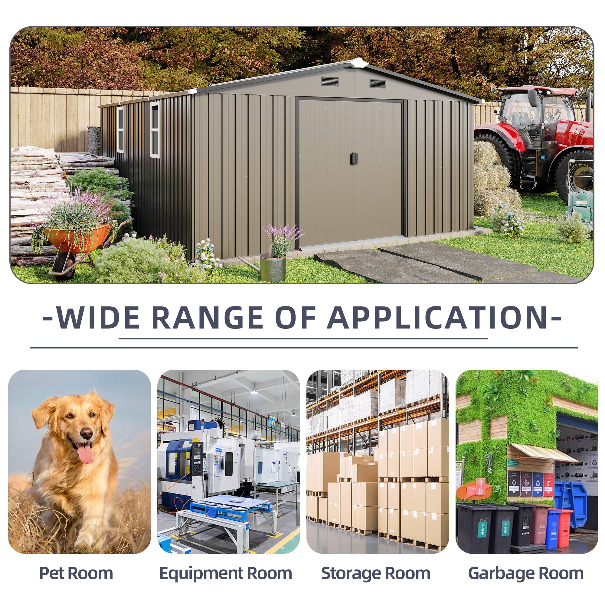-WIDE RANGE OF APPLICATION-

Pet Room  
Equipment Room  
Storage Room  
Garbage Room