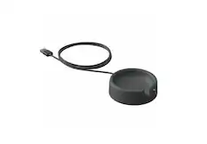 Front. Logitech - Logitech Zone Wireless 2 Charging Stand - Black.