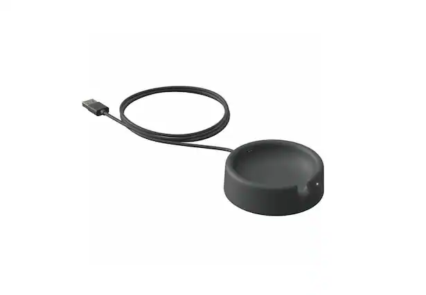 Front. Logitech - Logitech Zone Wireless 2 Charging Stand - Black.