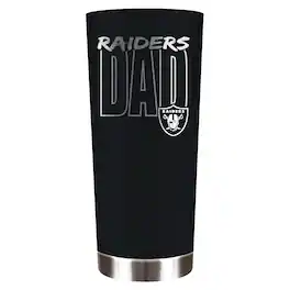 Great American Products - Las Vegas Raiders Dad 18oz. Roadie Tumbler - Multicolor