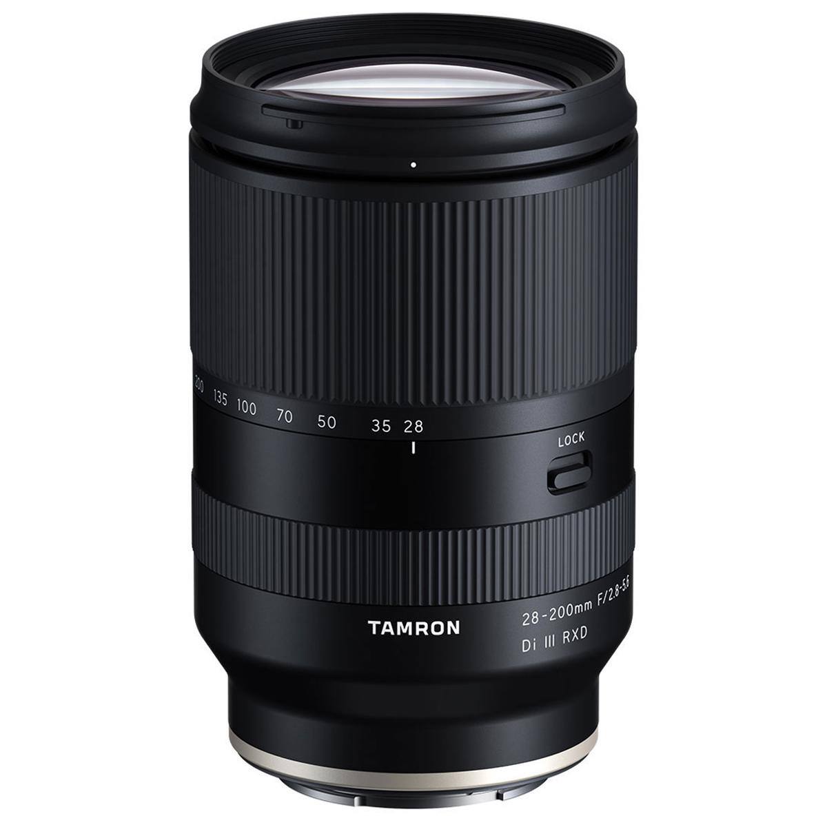 A 135 100 70 50 35 28 I LOCK a TAMRON F/28-56 28-200mm Di III RXD