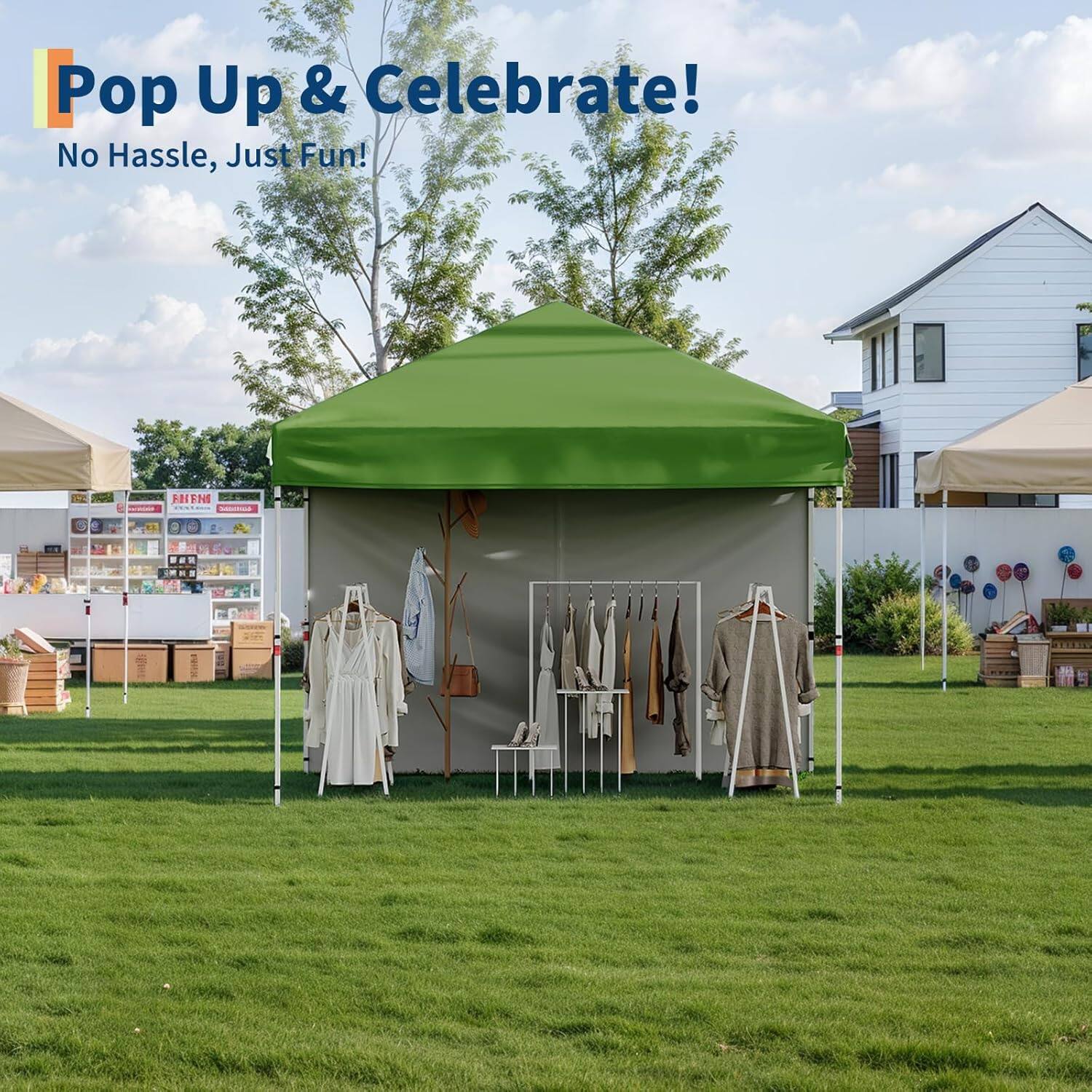 Pop Up & Celebrate!  
No Hassle, Just Fun!