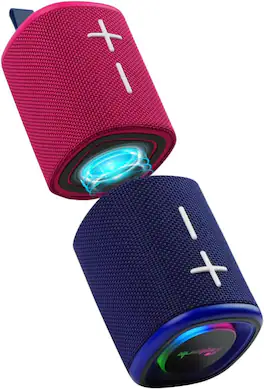 Stamp n Camp - 2 in 1 Magnetic Split Bluetooth Speaker Color Blocking Waterproof Dual Splittable Portable Wireless Speaker Loud - default
