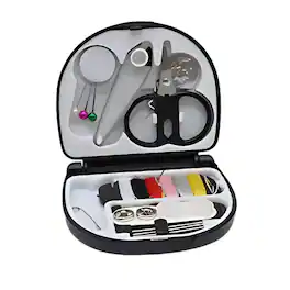 Kitcheniva - Mini Portable Sewing Kit – Travel & Home DIY Sewing Box Essentials - Black