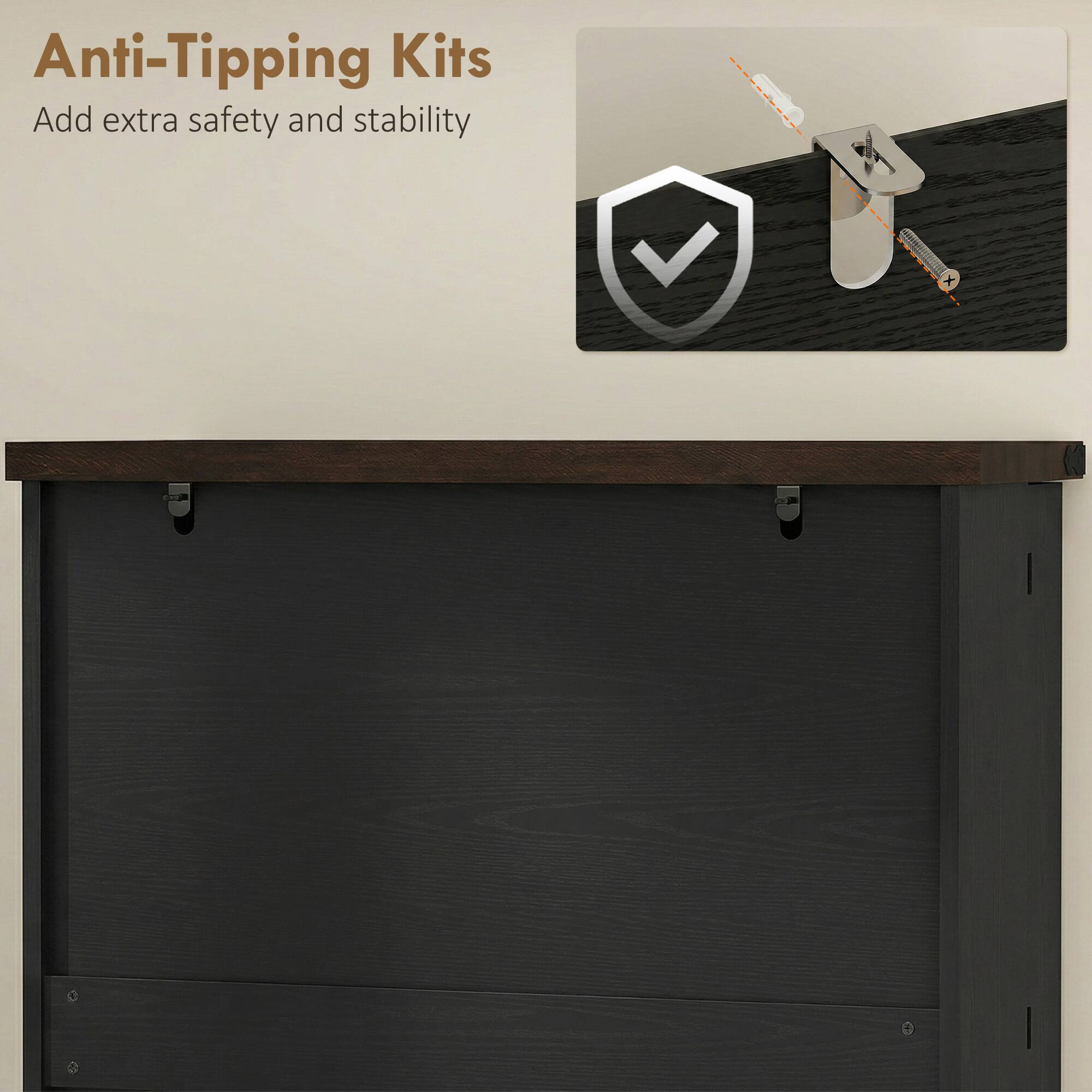 Anti-Tipping Kits  
Add extra safety and stability